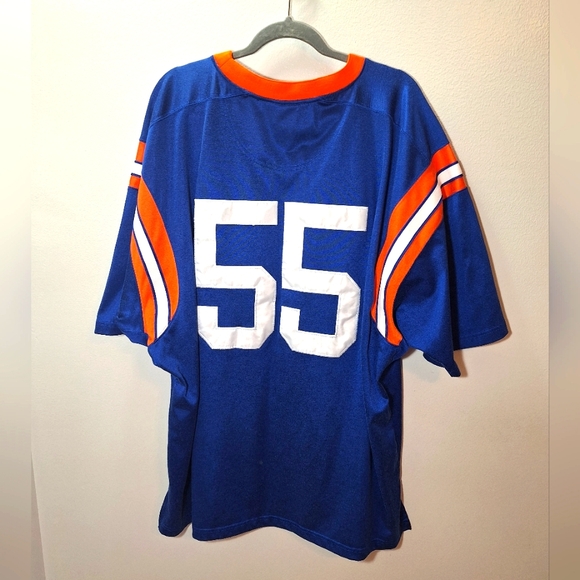 Pro Player Stadium Series Football Jersey #55 size XXL Blue/ Orange - Picture 6 of 9